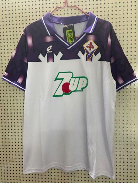 1992-1993 Fiorentina Retro Away Kit Soccer Jersey